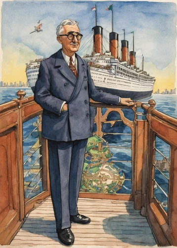 ocean liner,queen mary 2,arthur maersk,titanic,erich honecker,troopship,arnold maersk,sea fantasy,admiral von tromp,enrico caruso,salvador guillermo allende gossens,atatürk,travel poster,aenne rickmers,vintage illustration,ship travel,pride of madeira,advertising figure,cruise ship,graf-zepplin,Illustration,Paper based,Paper Based 26