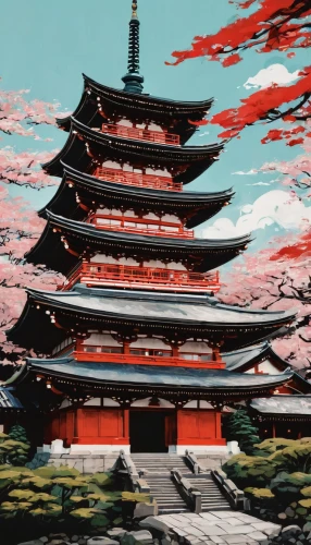 kyoto,japanese architecture,senso-ji,tsukemono,kiyomizu,japanese sakura background,japan landscape,sakura background,temple fade,rokuon-ji,ginkaku-ji,asian architecture,japan,nanzen-ji,asakusa,beautiful japan,shinto,japanese shrine,淡島神社,japanese art,Conceptual Art,Oil color,Oil Color 08