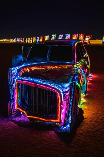 christmas car,drawing with light,dubai desert,light paint,dubai desert safari,car lights,chrysler 300 letter series,automotive lighting,christmas retro car,christmas truck,burning man,car sculpture,desert safari dubai,desert safari,christmas on beach,light art,lightpainting,christmas cars,christmas pick up truck,neon body painting,Art,Classical Oil Painting,Classical Oil Painting 37