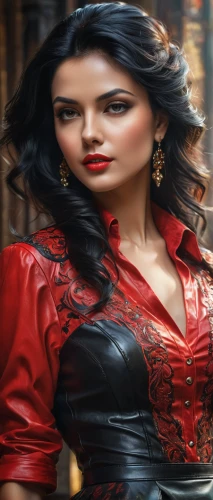 image manipulation,women fashion,miss circassian,lady in red,photoshop manipulation,horoscope libra,digital compositing,women clothes,rosa ' amber cover,fantasy woman,red tunic,gothic portrait,bodice,fantasy art,fairy tale character,artificial hair integrations,country-western dance,web banner,portrait background,gothic woman,Photography,General,Fantasy