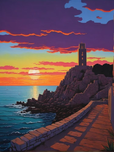 dubrovnik,costa brava,puglia,mediterranean,mediterranean sea,dubrovnik city,malta,la violetta,coast sunset,corsica,alghero,purple landscape,mallorca,liguria,dubrovnic,jaffa,marseille,ibiza,apulia,crimea,Conceptual Art,Daily,Daily 29