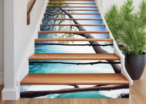 wooden stair railing,wooden stairs,water stairs,outside staircase,slide canvas,winding steps,stair,wooden planks,tree top path,modern decor,winding staircase,stairs,spiral stairs,stone stairs,staircase,steel stairs,patterned wood decoration,chaise longue,wood flooring,wooden decking,Illustration,Abstract Fantasy,Abstract Fantasy 13