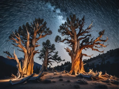 ghost forest,deadvlei,crooked forest,joshua trees,trees with stitching,arizona cypress,two needle pinyon pine,joshua tree national park,gum trees,magic tree,row of trees,moonlit night,tree grove,snow trees,river juniper,the roots of trees,pine trees,winter forest,bryce canyon,virtual landscape,Photography,Artistic Photography,Artistic Photography 07