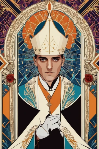 pope,high priest,priest,emperor,nuncio,rompope,archimandrite,priesthood,carthusian,saint,monarchy,clergy,metropolitan bishop,magi,prophet,napoleon,catholicism,mucha,alibaba,viceroy (butterfly),Illustration,Vector,Vector 16