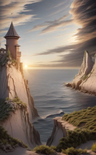 fantasy landscape,kings landing,knight's castle,fantasy picture,peter-pavel's fortress,castel,world digital painting,summit castle,fairy tale castle,an island far away landscape,cliffs,backgrounds,fairytale castle,castle of the corvin,landscape background,fantasy world,templar castle,the cliffs,imperial shores,fantasy art