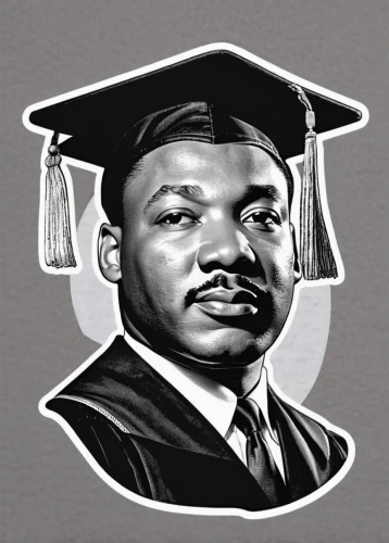 martin luther king jr,martin luther king,png image,black power button,speech icon,vector image,twitch icon,martin luther,doctoral hat,graduation cap,a badge,luther,rose png,chalk drawing,mohammed ali,custom portrait,vector illustration,graduate hat,kendrick lamar,graduate,Unique,Design,Sticker