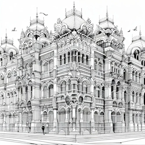 europe palace,palace,city palace,ornate,art nouveau,grand master's palace,marble palace,crown palace,the palace,asian architecture,dresden,baroque building,seville,people's palace,ball point,kirrarchitecture,odessa,intricate,facade painting,art nouveau design,Design Sketch,Design Sketch,None