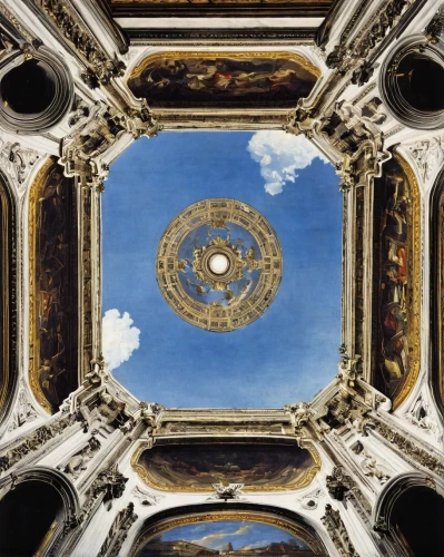 ceiling,the ceiling,dome roof,photographed from below,cupola,dome,on the ceiling,vaulted ceiling,ceiling construction,certosa di pavia,looking up,stucco ceiling,three centered arch,sistine chapel,christopher columbus's ashes,the center of symmetry,spherical image,basilica of saint peter,florence cathedral,cathedral of modena,Art,Classical Oil Painting,Classical Oil Painting 25