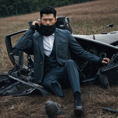 choi kwang-do,spy visual,james bond,suit actor,vanity fair,crossbones,kai yang,tuxedo just,gentlemanly,tuxedo,bobby car,men's suit,bobby-car,samcheok times editor,korean drama,man's fashion,hongdu jl-8,suit trousers,suitcase in field,businessman,Photography,Documentary Photography,Documentary Photography 04