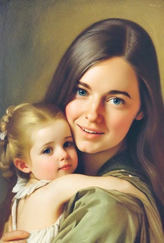 little girl and mother,child portrait,oil painting,mother with child,oil painting on canvas,church painting,young girl,jesus in the arms of mary,mother and child,capricorn mother and child,photo painting,mother with children,mother-to-child,the girl's face,portrait of a girl,girl portrait,jesus child,portrait of christi,mary 1,portrait background