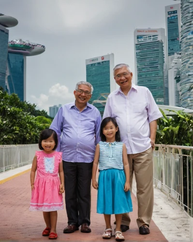 singapore,mother and grandparents,singapore landmark,marina bay,grandchildren,the h'mong people,merlion,gardens by the bay,singapura,changi,care for the elderly,grandparent,walk with the children,family outing,prospects for the future,grandchild,grandparents,skyway,pensioners,petronas twin towers,Illustration,Black and White,Black and White 10