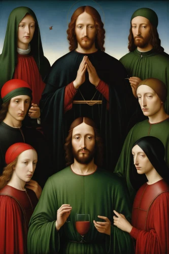 pentecost,the order of cistercians,benediction of god the father,seven sorrows,twelve apostle,all the saints,holy supper,carmelite order,contemporary witnesses,nativity of christ,the twelve apostles,church painting,christ feast,all saints' day,disciples,raffaello da montelupo,nativity of jesus,hemp family,jesus christ and the cross,saint patrick,Conceptual Art,Daily,Daily 22