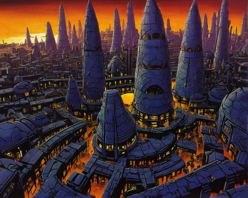 fantasy city,chimneys,escher village,roof domes,skyscraper town,aurora village,ancient city,medieval town,knight village,city in flames,castle of the corvin,stone towers,turrets,borodundur,citadel,scandia gnomes,minarets,roofs,chucas towers,city cities,Illustration,Children,Children 01