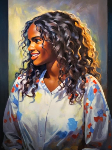 oil painting on canvas,oil on canvas,oil painting,custom portrait,portrait of a girl,girl portrait,artist portrait,romantic portrait,art painting,portrait background,oil paint,photo painting,woman portrait,digital painting,portrait of christi,painting technique,moana,a girl's smile,maria bayo,african american woman