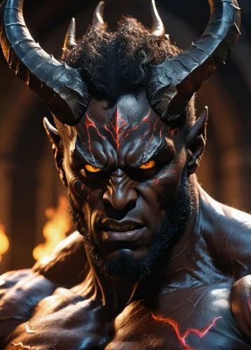 minotaur,devil,warlord,horned,tribal bull,fire devil,angry man,diablo,horns,demon,the devil,poseidon god face,bull,cow horned head,krampus,maul,splitting maul,dark elf,anger,brute