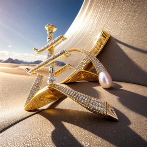 golden sands,sun dial,sand clock,sundial,mobile sundial,sand timer,admer dune,ramadan background,dead sea scroll,christ star,united arab emirates,gold spangle,golden candlestick,voyager golden record,burj al arab,bahraini gold,trumpet of jericho,divine healing energy,gold trumpet,tent anchor,Realistic,Jewelry,Traditional