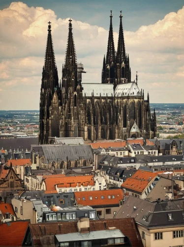 cologne panorama,cologne cathedral,gothic architecture,cologne,prague castle,ulm minster,erfurt,new-ulm,nuremberg,city of münster,muenster,ulm,gothic church,duomo,prague,bamberg,aachen,nidaros cathedral,regensburg,cologne water,Illustration,Children,Children 04
