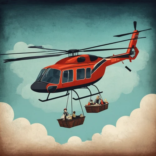 cablecar,gondola lift,air rescue,rescue helicopter,cable cars,bell 206,helicopter,bell 214,gyroplane,fire-fighting helicopter,trauma helicopter,helicopters,air ship,bell 212,cable car,fire fighting helicopter,flying boat,rotorcraft,hoist,rescue workers,Illustration,Abstract Fantasy,Abstract Fantasy 02