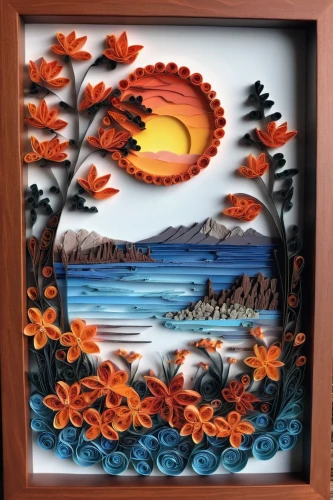 fall picture frame,glass painting,round autumn frame,decorative frame,autumn frame,autumn wreath,framed paper,floral and bird frame,floral silhouette frame,seasonal autumn decoration,autumn decoration,fused glass,glitter fall frame,leaves frame,decorative art,fire screen,wood art,botanical frame,shadowbox,floral frame,Unique,Paper Cuts,Paper Cuts 09