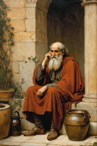 abraham,samaritan,middle eastern monk,archimedes,pilate,apothecary,merchant,the abbot of olib,pythagoras,the listening,persian poet,biblical narrative characters,winemaker,king lear,man praying,dornodo,the death of socrates,melchior,the thinker,monks,Illustration,Children,Children 04