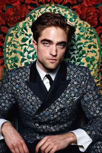 aristocrat,vanity fair,damask background,suit of spades,rose png,men's suit,flowered tie,portrait background,gentlemanly,chair png,silk tie,billionaire,gentleman,thrones,prince of wales,formal wear,gentleman icons,the throne,royalty,businessman,Illustration,Abstract Fantasy,Abstract Fantasy 08