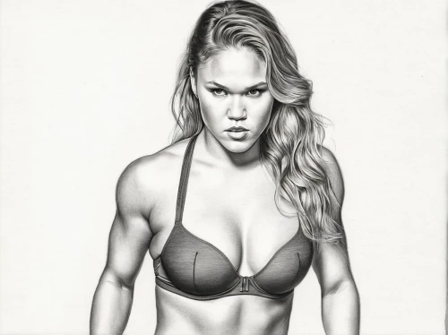 ronda,charcoal drawing,pencil drawing,pencil drawings,muscle woman,charcoal pencil,charcoal,ufc,mma,graphite,female model,pencil art,hard woman,art model,strong woman,figure drawing,femme fatale,lioness,handdrawn,pencil and paper,Illustration,Black and White,Black and White 35