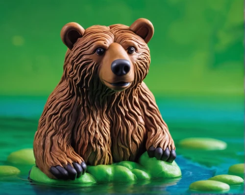 scandia bear,brown bear,cute bear,bear teddy,bear,kodiak bear,nordic bear,3d teddy,green animals,bear kamchatka,great bear,grizzlies,left hand bear,brown bears,teddy-bear,little bear,bear guardian,teddy bear crying,bears,plush bear,Unique,3D,Clay