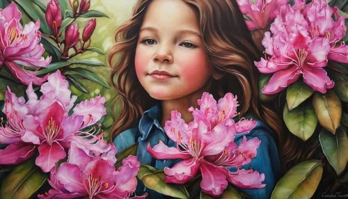 girl in flowers,girl picking flowers,flower painting,cloves schwindl inge,oil painting on canvas,girl in a wreath,beautiful girl with flowers,girl in the garden,oil painting,child portrait,girl with tree,flower art,art painting,mystical portrait of a girl,magnolia,oil on canvas,flower wall en,young girl,splendor of flowers,girl portrait,Conceptual Art,Daily,Daily 34