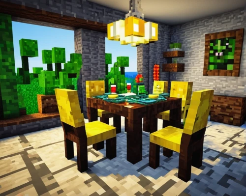 dining table,kitchen & dining room table,tavern,dining room table,kitchen table,wooden table,dining room,bar stools,breakfast room,table and chair,dandelion hall,wine tavern,minecraft,barstools,billiard room,breakfast table,tables,table lamps,pizzeria,the kitchen,Unique,Pixel,Pixel 03
