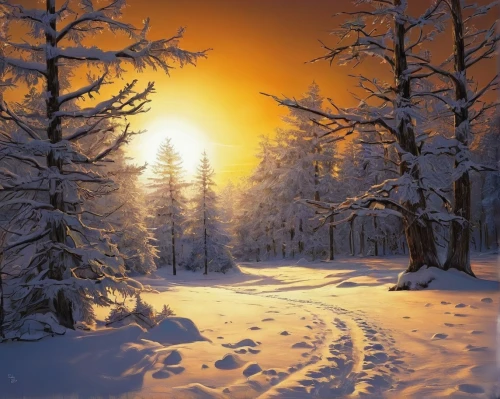 snow landscape,winter landscape,snowy landscape,winter forest,snow scene,winter morning,winter background,winter light,russian winter,winter dream,deep snow,winter magic,christmas landscape,snow trail,glory of the snow,early winter,in the winter,ice landscape,wintry,snow trees,Illustration,Paper based,Paper Based 18