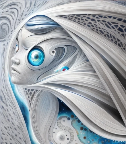 silvery blue,silver octopus,biomechanical,abstract eye,silver blue,cosmic eye,chameleon abstract,blue fish,the blue eye,time spiral,silvery,abstract cartoon art,abstract artwork,silver,fractalius,blue sea shell pattern,spiralling,eye,owlet,peacock eye,Common,Common,Natural