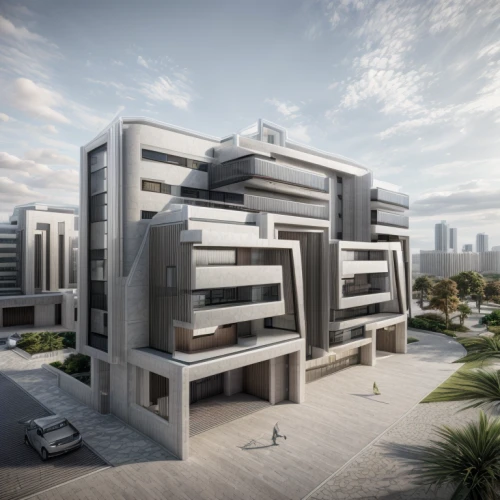 modern architecture,3d rendering,arq,futuristic architecture,multi storey car park,brutalist architecture,tel aviv,apartment block,arhitecture,contemporary,modern building,skyscapers,qasr al watan,build by mirza golam pir,mixed-use,cubic house,croydon facelift,largest hotel in dubai,futuristic art museum,modern house