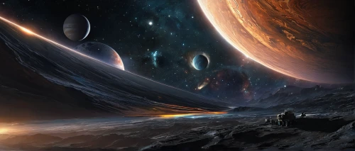 space art,planetary system,planets,exoplanet,sci fiction illustration,alien planet,futuristic landscape,federation,alien world,deep space,orbiting,outer space,cg artwork,astronomy,the solar system,space ships,space,saturnrings,sci fi,inner planets,Conceptual Art,Daily,Daily 11