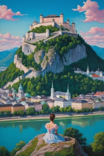 salzburg,new castle,vienne,castles,bavaria,citadelle,fantasy world,castel,sound of music,fantasy city,peter-pavel's fortress,passau,czechia,slovenia,world digital painting,crimea,fantasy picture,world travel,santiago di cuba,iulia hasdeu castle,Conceptual Art,Daily,Daily 15