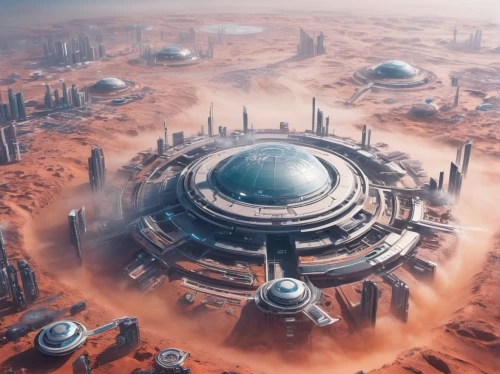 futuristic landscape,desert planet,alien planet,alien world,ancient city,solar cell base,terraforming,planet mars,red planet,exoplanet,futuristic architecture,sci fi,scifi,martian,hub,sci-fi,sci - fi,concept art,io centers,colony,Conceptual Art,Sci-Fi,Sci-Fi 04