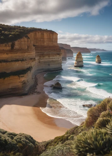 the twelve apostles,twelve apostles,great ocean road,south australia,new south wales,australia,cliffs ocean,mona vale,greens beach,coastal landscape,sandstone rocks,beautiful beaches,maroubra,cliff coast,cliff beach,seascapes,beach landscape,the cliffs,coastal and oceanic landforms,headland,Photography,General,Commercial