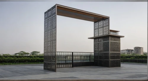 dubai frame,holocaust memorial,framing square,glass facade,steel sculpture,observation tower,corten steel,monument protection,observation deck,sculpture park,outdoor structure,the observation deck,ornamental dividers,chinese architecture,will free enclosure,room divider,9 11 memorial,structural glass,botanical square frame,moveable bridge,Architecture,Commercial Residential,Modern,Natural Sustainability
