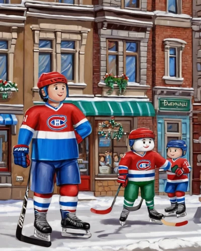 gingerbreads,ice bears,gnome ice skating,skater hockey,ice hockey,playmobil,street hockey,ice hockey equipment,toy store,christmas town,hockey protective equipment,children's background,rink bandy,ice skates,outdoor games,ice rink,ringette,modern christmas card,ice skating,children's christmas,Unique,3D,3D Character