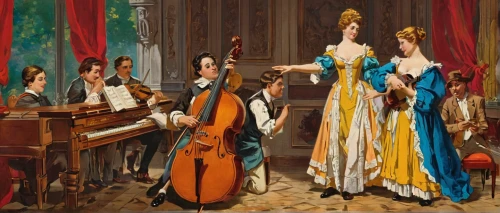 orchestra,concerto for piano,musicians,serenade,orchesta,philharmonic orchestra,musical ensemble,singers,symphony orchestra,classical music,mozart taler,mozartkugeln,mozart,violinists,orchestra division,classical,woman playing violin,soprano,rococo,la violetta,Conceptual Art,Daily,Daily 24