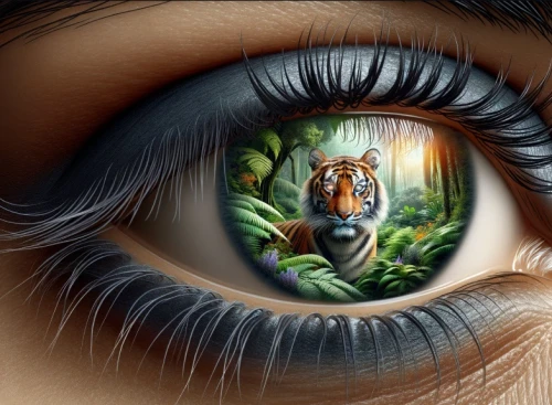 the eyes of god,world digital painting,tiger png,fantasy art,felidae,glass painting,a tiger,bengal tiger,regard,tiger head,tigers,cat's eyes,tiger,sumatran tiger,golden eyes,chestnut tiger,asian tiger,deep zoo,third eye,animal world