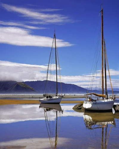 sailing boats,sailing vessel,sailing boat,loch linnhe,sailing-boat,tasmania,south island,wooden boats,beagle channel,sail boat,new zealand,sailboats,sailing ships,boat landscape,sailing yacht,felucca,sailboat,mooring,low tide,anchored,Photography,Artistic Photography,Artistic Photography 06