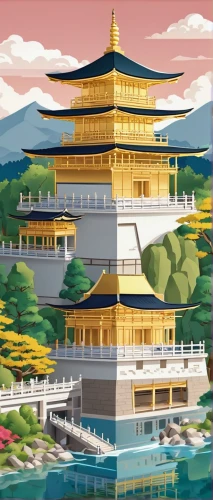 the golden pavilion,kinkaku-ji,ginkaku-ji,golden pavilion,kyoto,hall of supreme harmony,japanese architecture,asian architecture,tsukemono,osaka castle,japanese background,forbidden palace,japan,kumano kodo,cool woodblock images,pagoda,matsumoto castle,miyajima,japan landscape,shinto,Unique,3D,Isometric