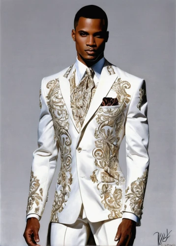 wedding suit,suit of spades,men's suit,a black man on a suit,black businessman,bridegroom,african american male,formal wear,suit of the snow maiden,men's wear,barong,white coat,the groom,bridal clothing,african businessman,white gold,men clothes,bolero jacket,aristocrat,shoulder pads,Photography,Fashion Photography,Fashion Photography 03