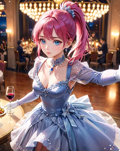 poker primrose,wine diamond,rem in arabian nights,stechnelke,cinderella,cocktail dress,vexiernelke,doll kitchen,venetia,bourbon rose,rose wine,pink wine,bourbon ball,fantasia,dress doll,exclusive banquet,party dress,barmaid,neo-burlesque,doll dress,Anime,Anime,General