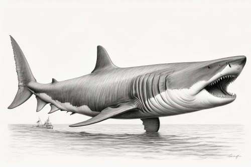 great white shark,requiem shark,shark,marine reptile,jaws,reconstruction,philomachus pugnax,pencil art,bull shark,orca,size comparison,bronze hammerhead shark,carcharhiniformes,cetacea,cetacean,tursiops truncatus,bottlenose,anodorhynchus,giant dolphin,to scale,Illustration,Black and White,Black and White 35