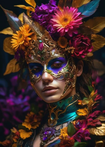 masquerade,venetian mask,fairy peacock,kahila garland-lily,the carnival of venice,fantasy portrait,golden mask,girl in a wreath,flower fairy,gold mask,girl in flowers,golden wreath,faerie,brazil carnival,asian costume,faery,the festival of colors,la catrina,golden flowers,sinulog dancer,Photography,Artistic Photography,Artistic Photography 08