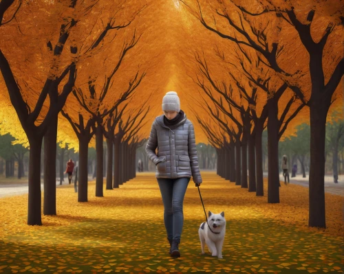 autumn walk,autumn background,girl with dog,autumn in the park,autumn icon,autumn park,autumn day,autumn scenery,the autumn,autumn season,one autumn afternoon,walking dogs,autumn idyll,autumn theme,autumn,late autumn,in the autumn,golden autumn,walk in a park,woman walking,Photography,Artistic Photography,Artistic Photography 11