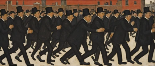 matchstick man,collective,clones,procession,animated cartoon,repetition,spy visual,vector people,white-collar worker,mannequin silhouettes,panopticon,nonconformist,group of people,walking man,formation,escher,pedestrians,workforce,pedestrian,seven citizens of the country,Art,Classical Oil Painting,Classical Oil Painting 22