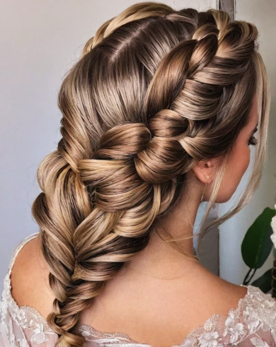 french braid,updo,braid,hairstyle,chignon,braiding,fishtail,braided,braids,hairstyles,bridal accessory,red chevron pattern,layered hair,laurel wreath,wedding details,hair ribbon,hair accessory,bow-knot,pin hair,twists,Illustration,American Style,American Style 08