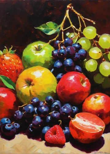 summer fruit,fruit bowl,bowl of fruit in rain,summer still-life,fruit basket,fruit tree,fruit plate,bowl of fruit,basket of fruit,fresh fruits,autumn fruits,red apples,fruit stand,mixed fruit,watercolor fruit,the fruit,fruit platter,fruit stands,wood and grapes,oil painting,Conceptual Art,Oil color,Oil Color 19